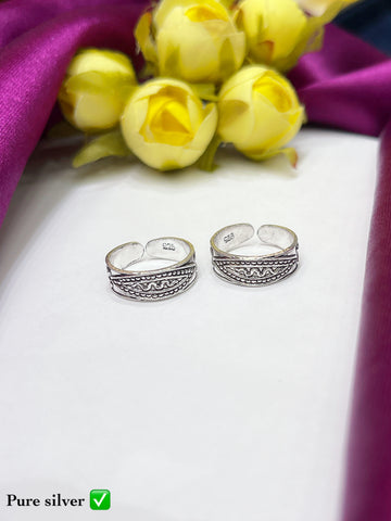 PURE SILVER TOE RING
