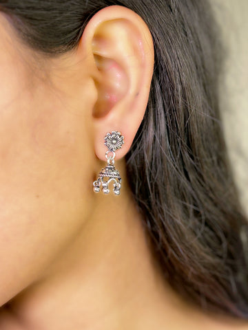 Silver Jhumki