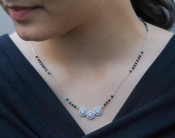 Silver Mangalsutra