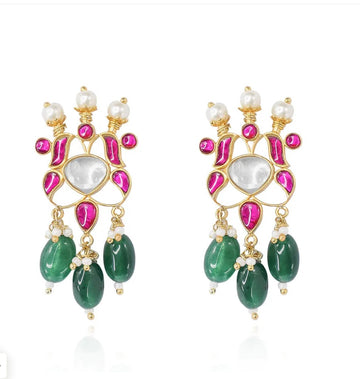 Silver earring