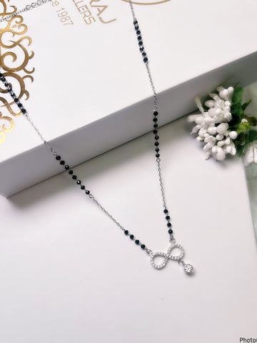 Silver Infinity Mangalsutra