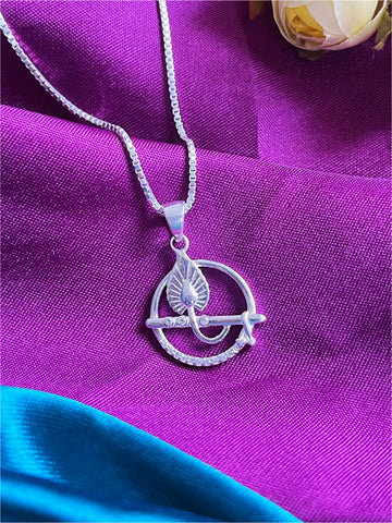 Silver krishna Chain Pendent