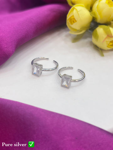 PURE SILVER TOE RING