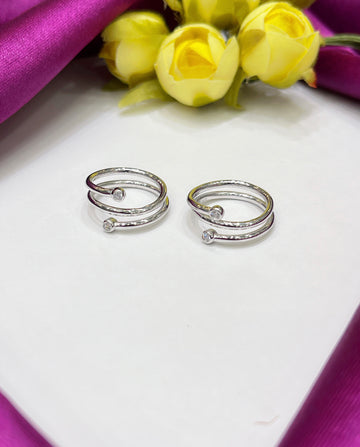 PURE SILVER TOE RING
