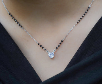Silver Mangalsutra