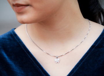 PURE SILVER CHAIN PENDENT