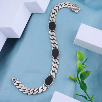 PURE SILVER MENS BRACELETE