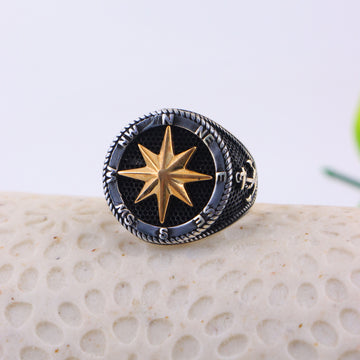 PURE SILVER MENS RING