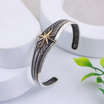 PURE SILVER MENS KADA