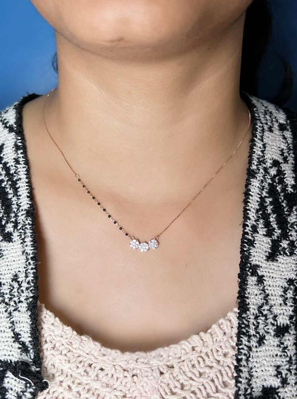 PURE SILVER MANGALSUTRA ❤️