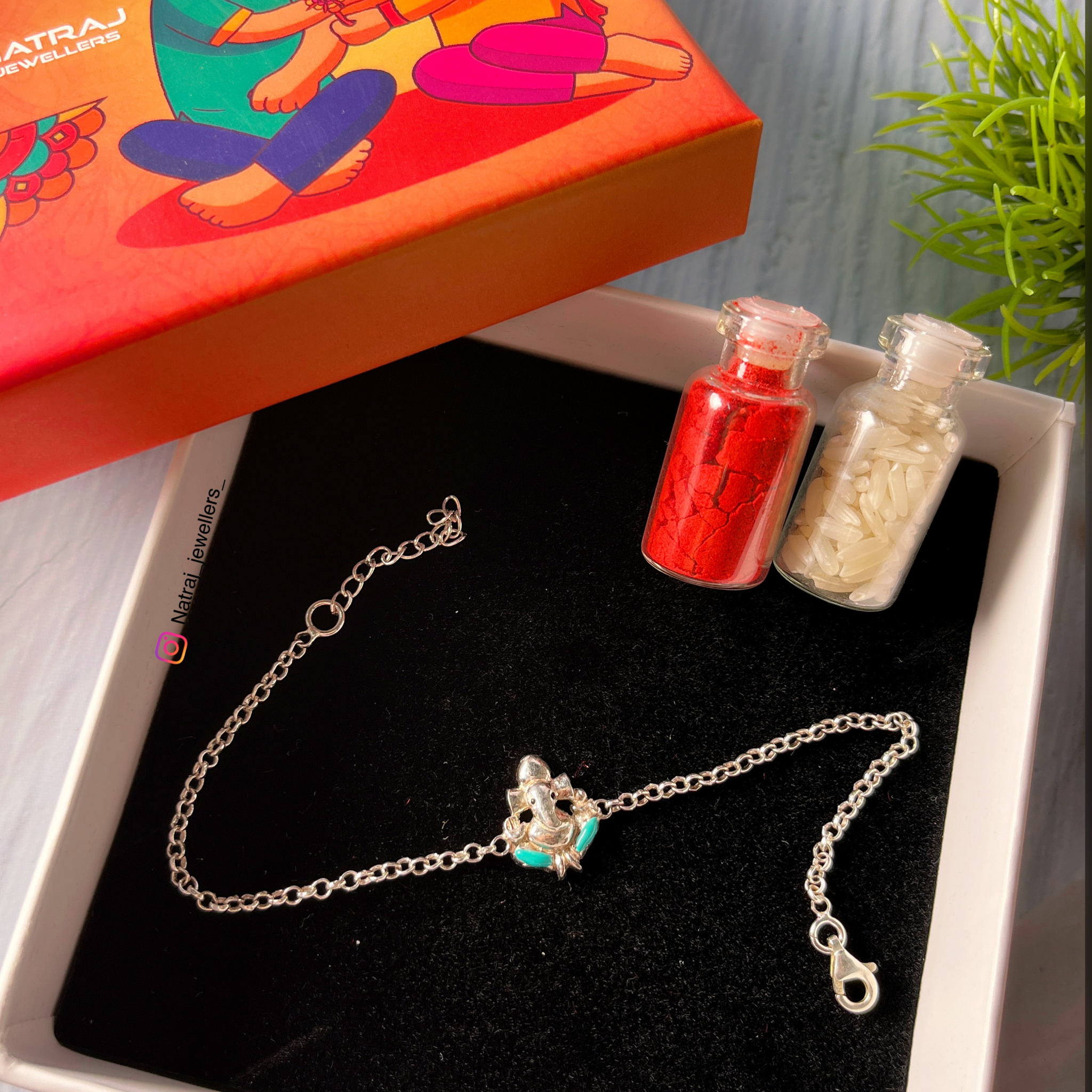 Silver Rakhi