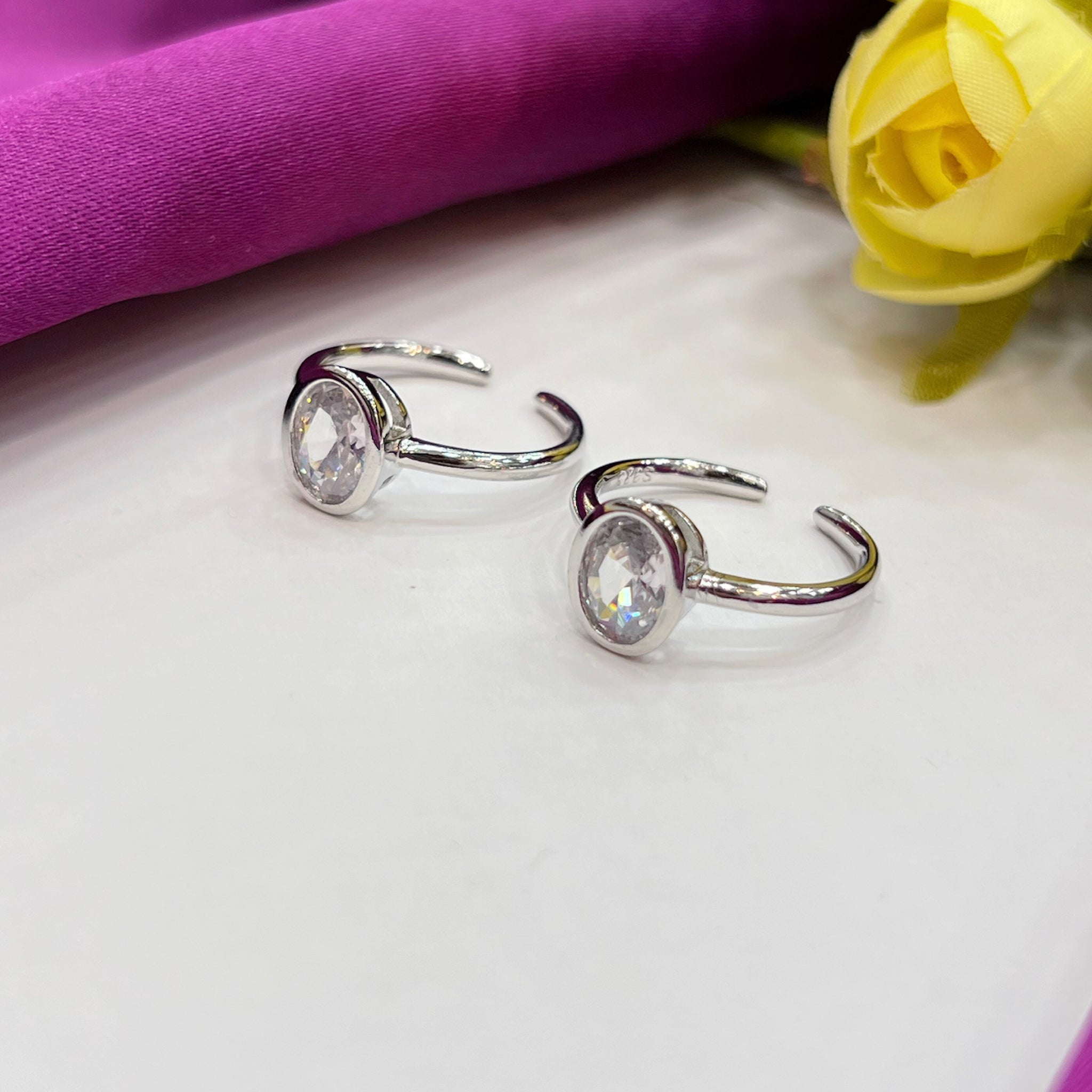 PURE SILVER TOE RING