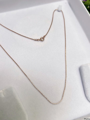 Silver Rose Gold Chain