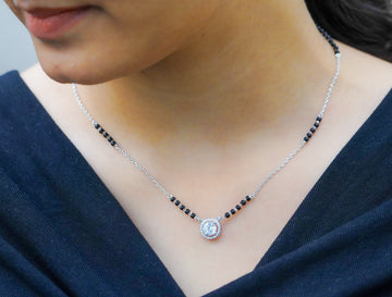 Silver Mangalsutra