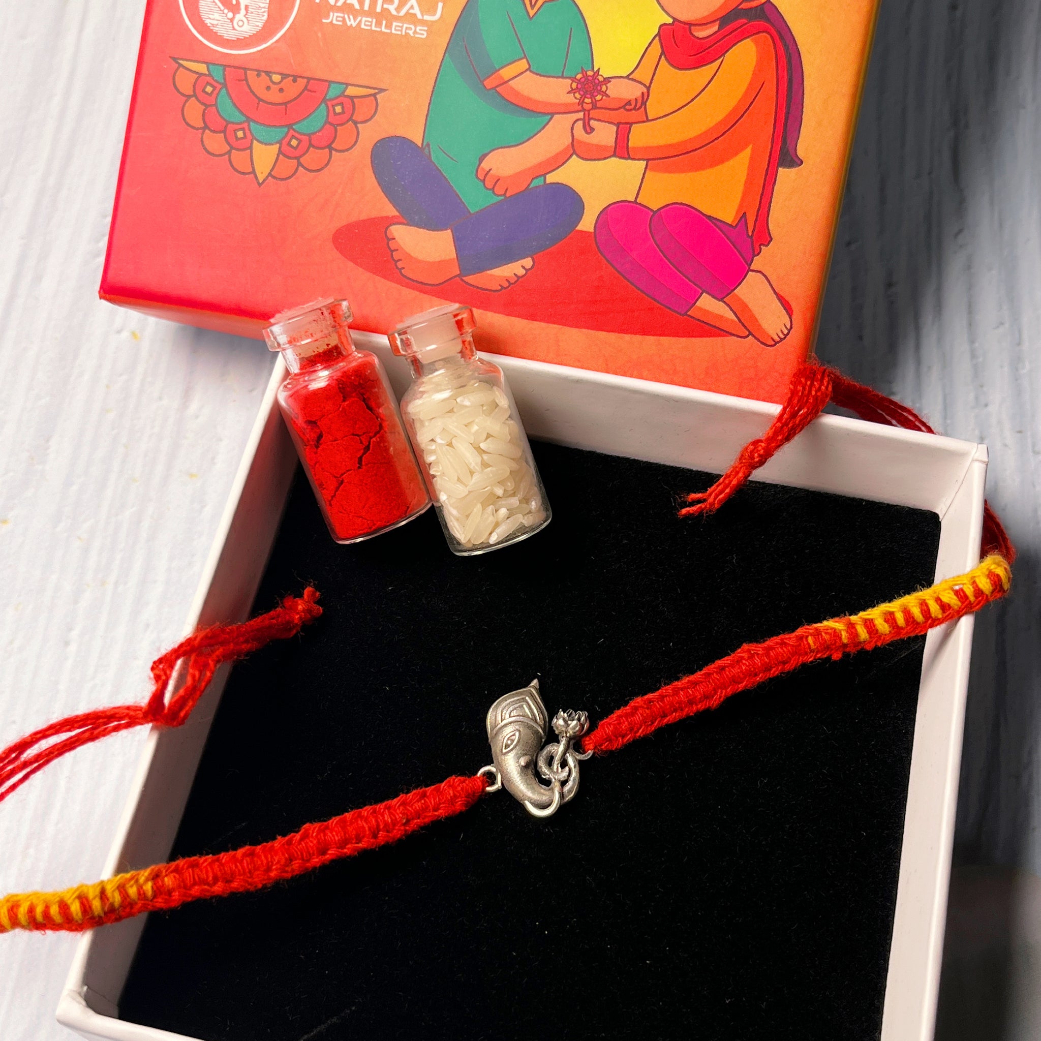 Silver Rakhi