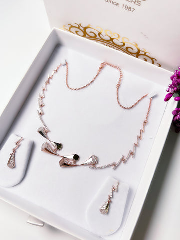 Silver Necklace Set