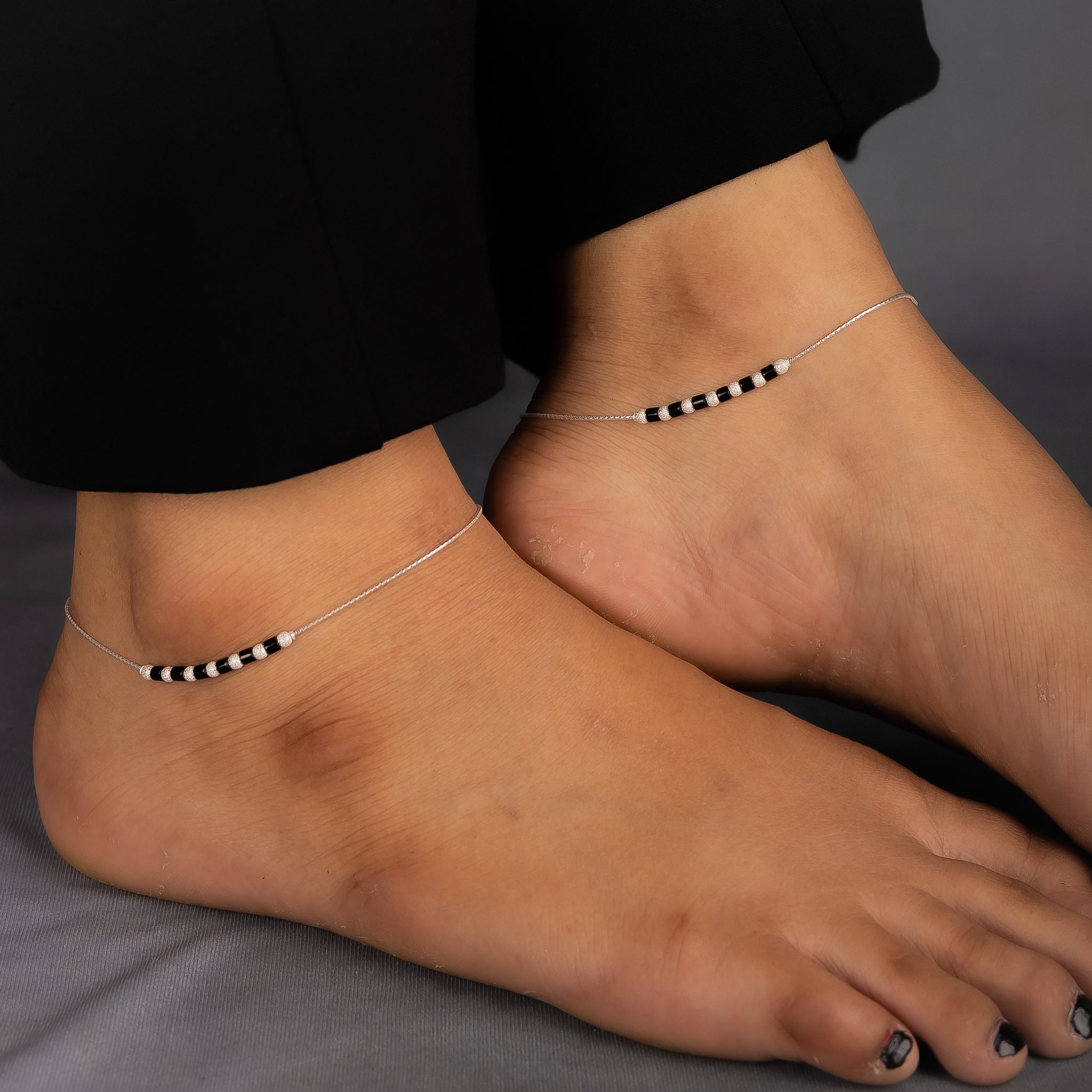 PURE SILVER ANKLET