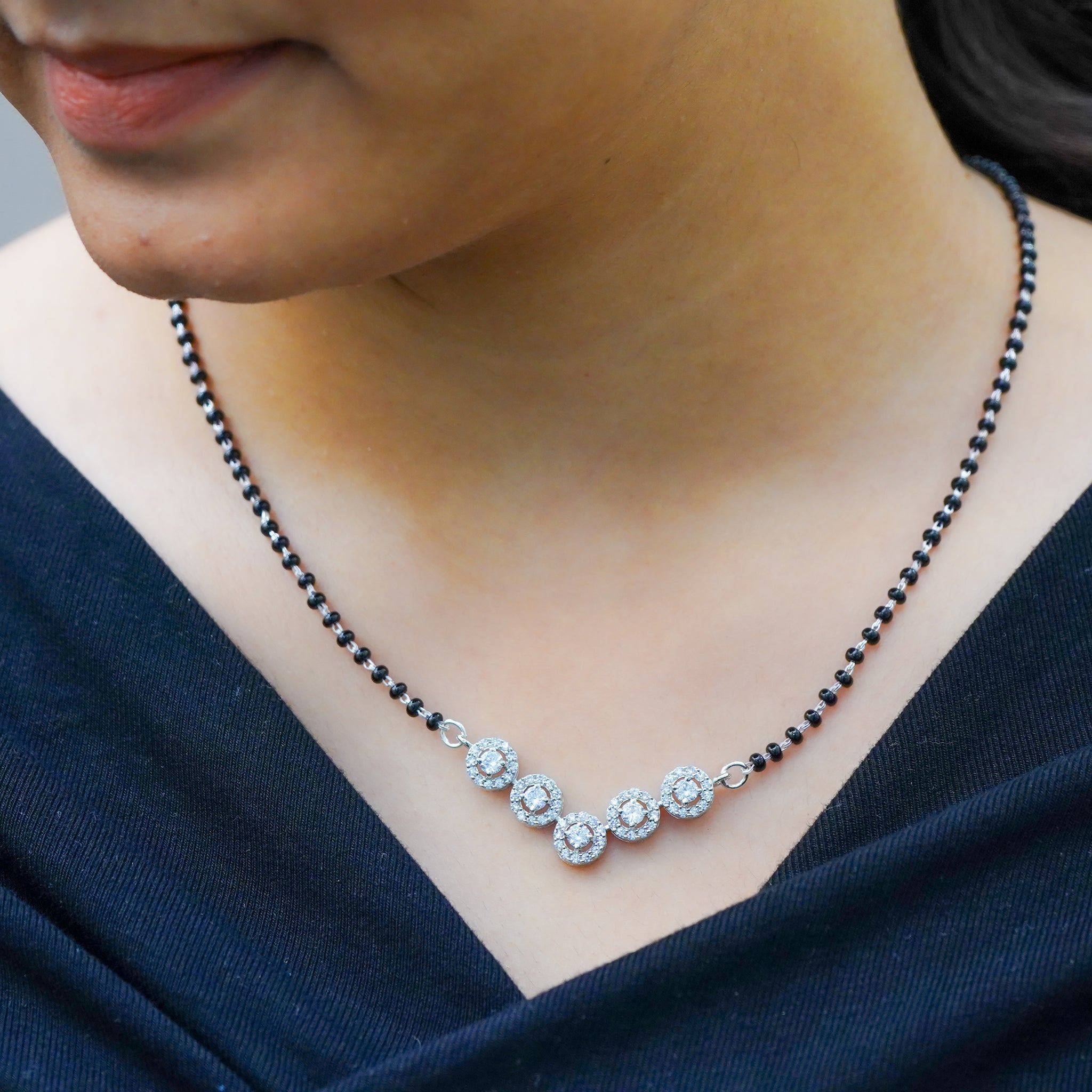 Silver Mangalsutra