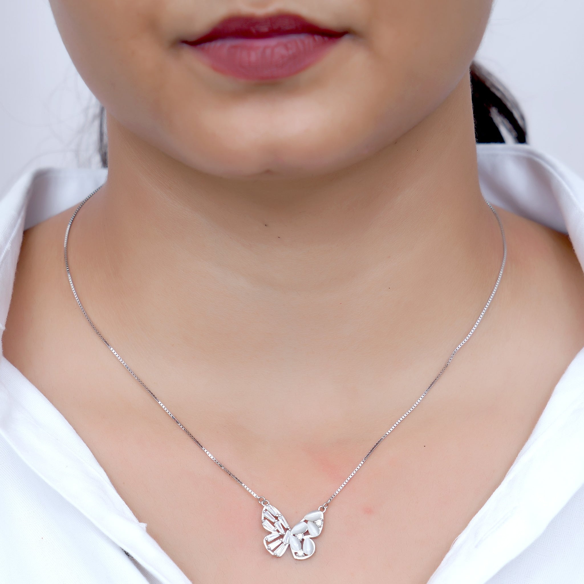 PURE SILVER CHAIN PENDENT