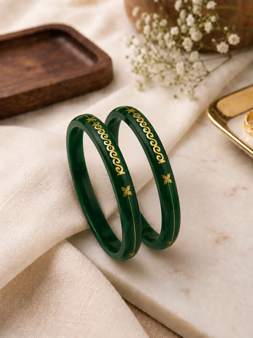 Shagun Gold Taar Bangles