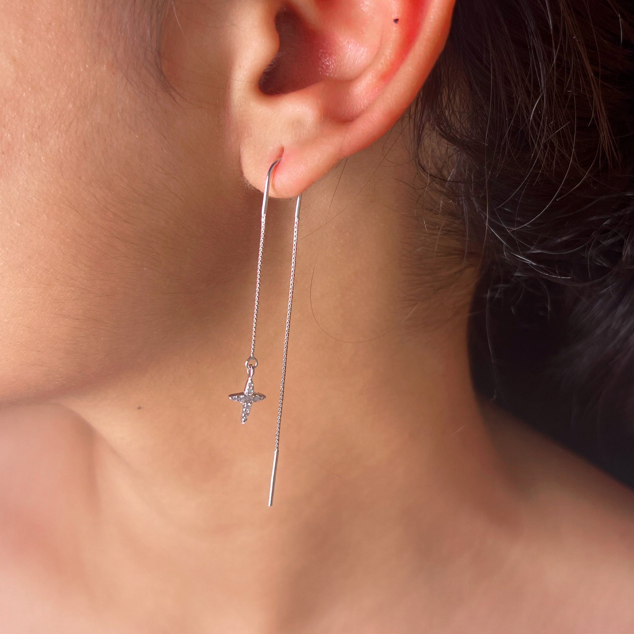 PURE SILVER EARRING