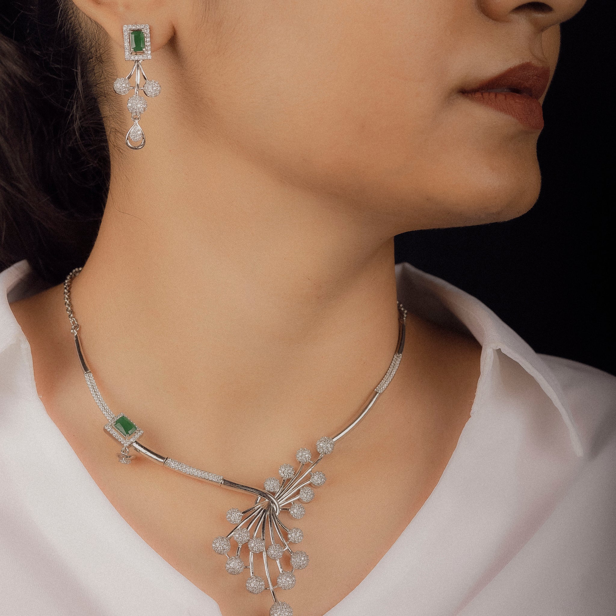 Silver necklace