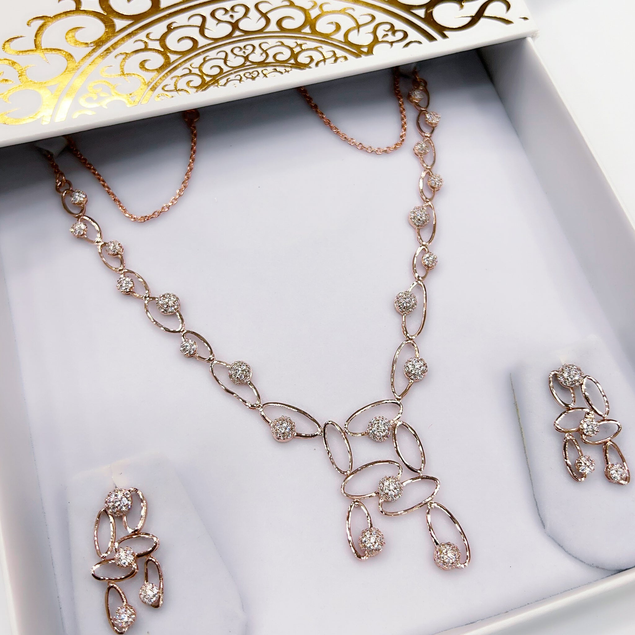 Silver Necklace Set