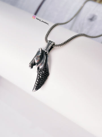 Silver Mens Chain Pendent
