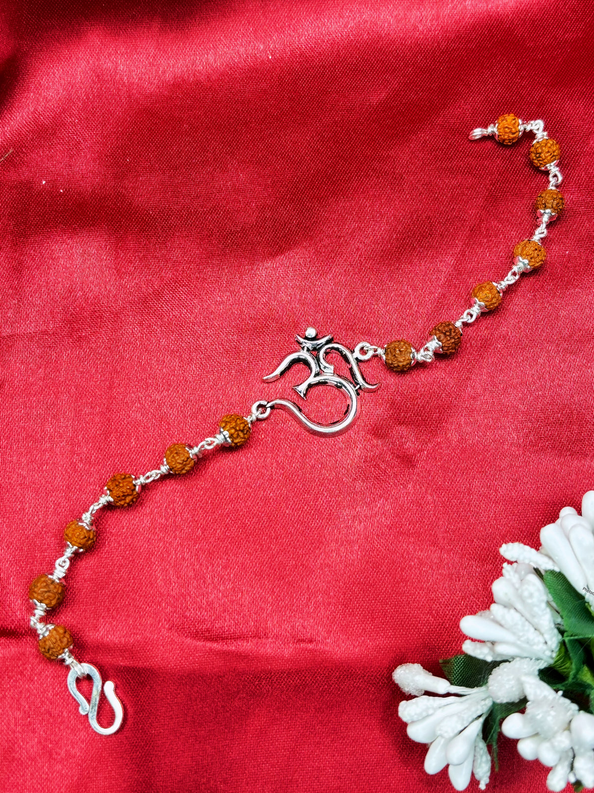 Rudrakhsh Silver Bracelete