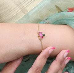 Silver lotus Bracelet