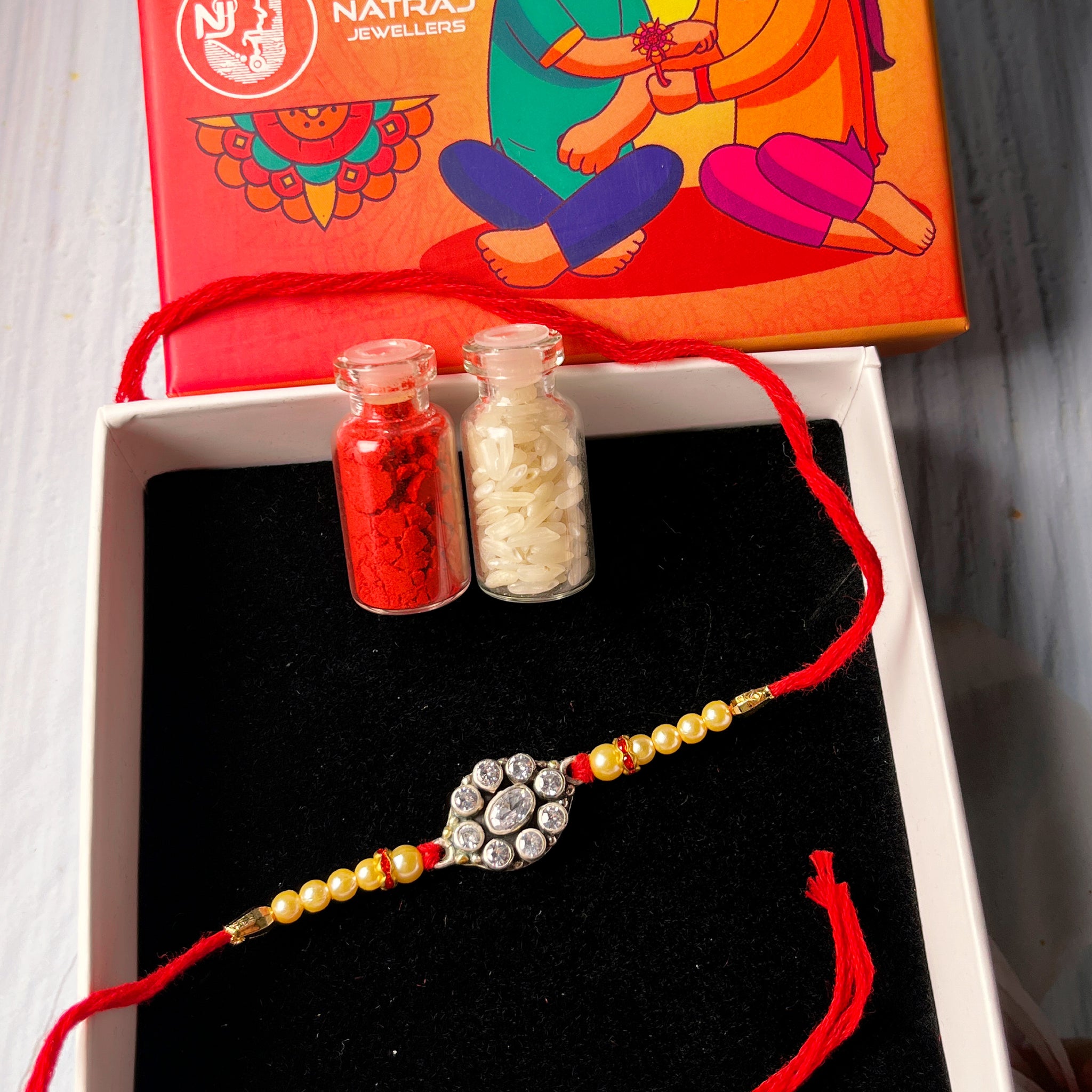 Silver Rakhi