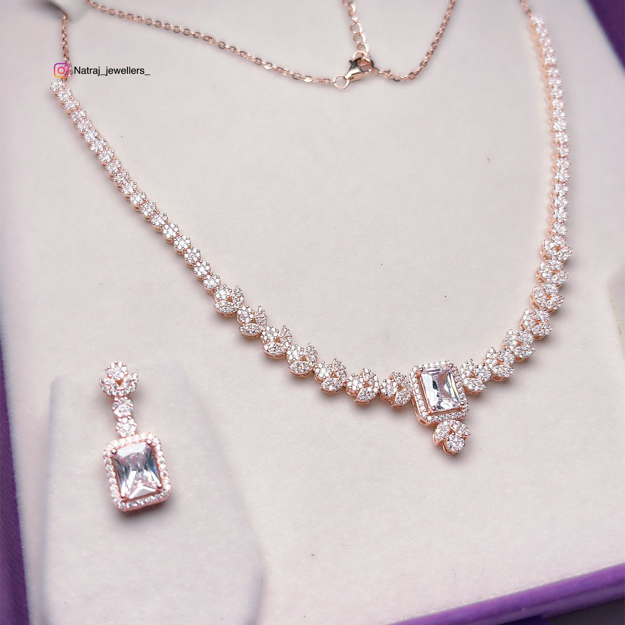 Silver Necklace Set