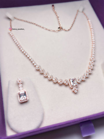 Silver Necklace Set