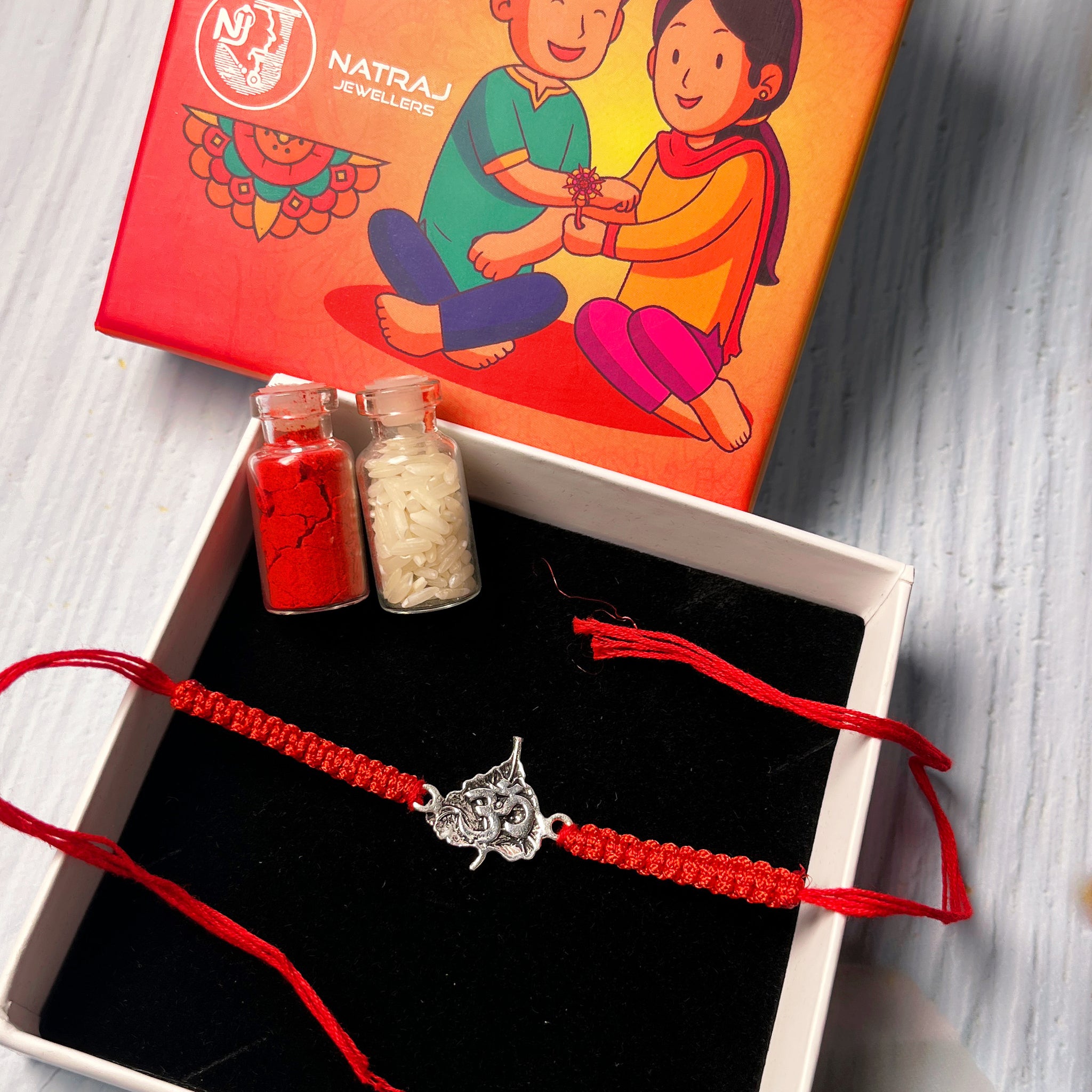 Silver Rakhi