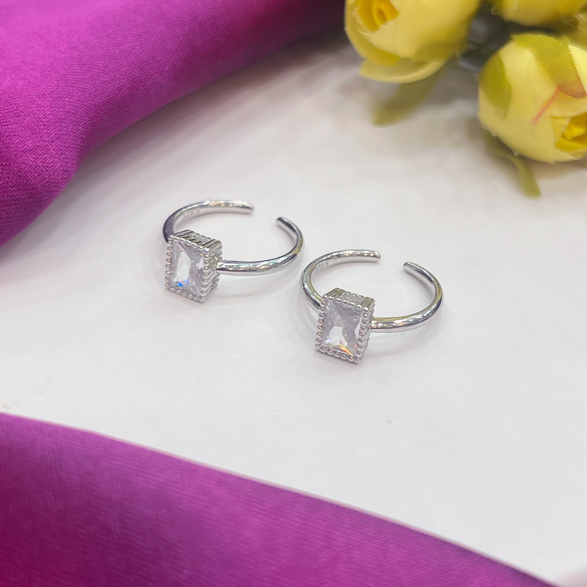PURE SILVER TOE RING