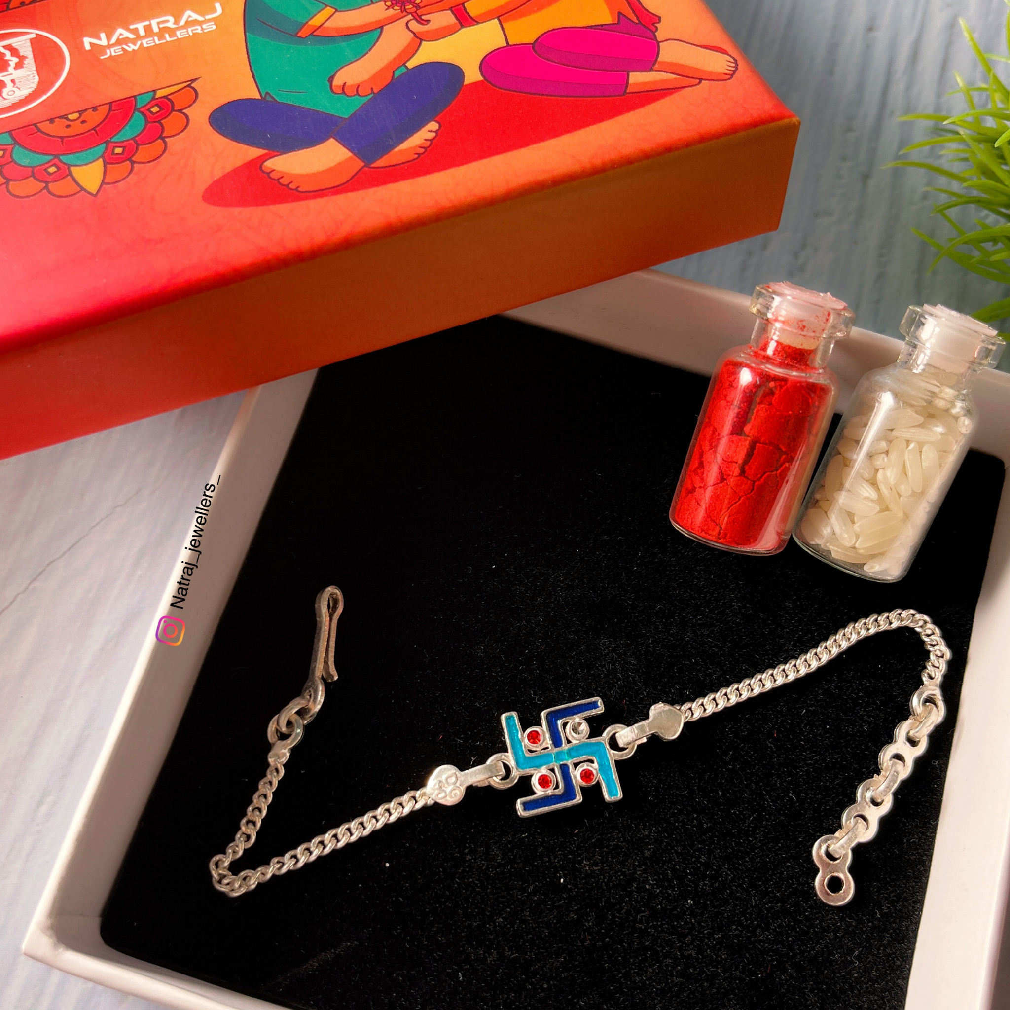 Silver Rakhi