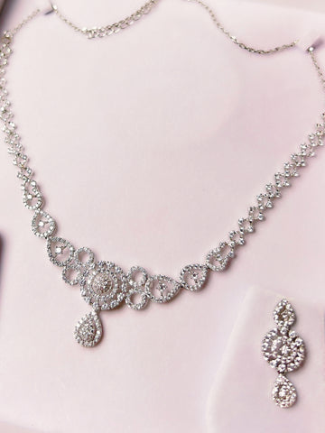 Silver Necklace Set