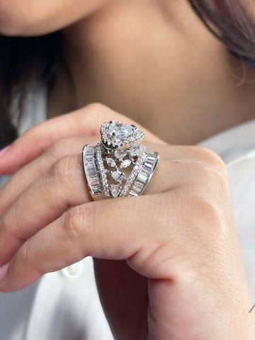 Silver Cocktail Ring