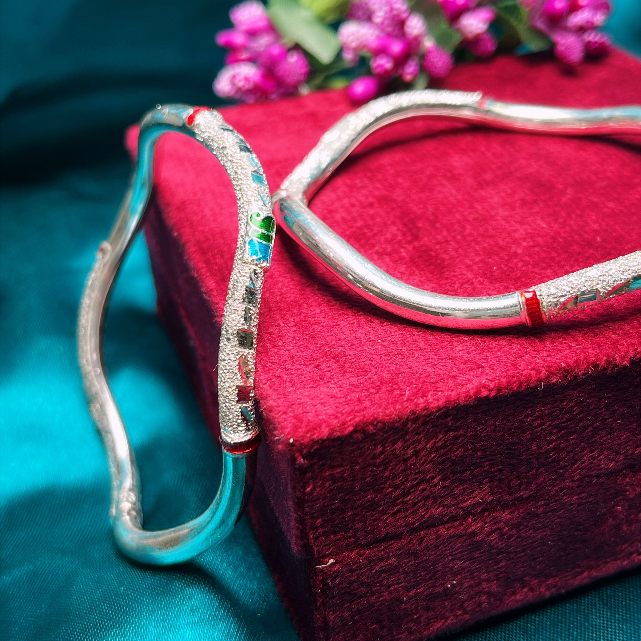 Silver Bangles