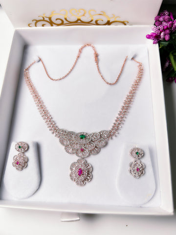 Silver Necklace Set