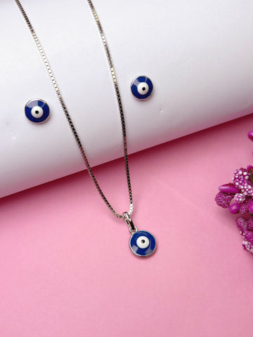 Evil eye Chain pendent set