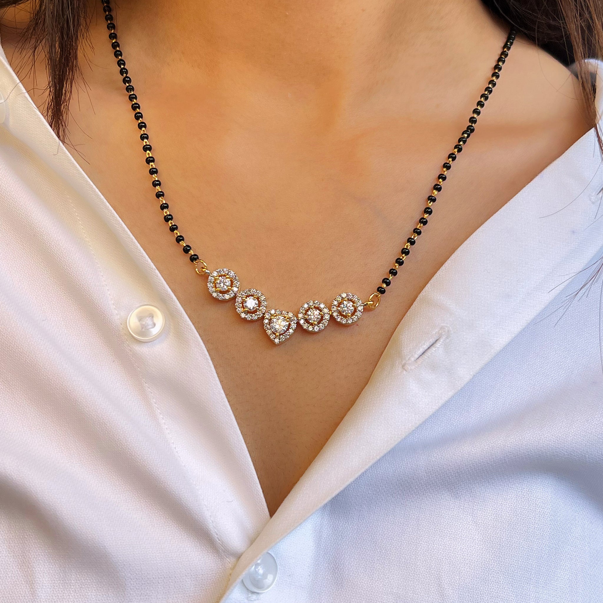 Silver Mangalsutra