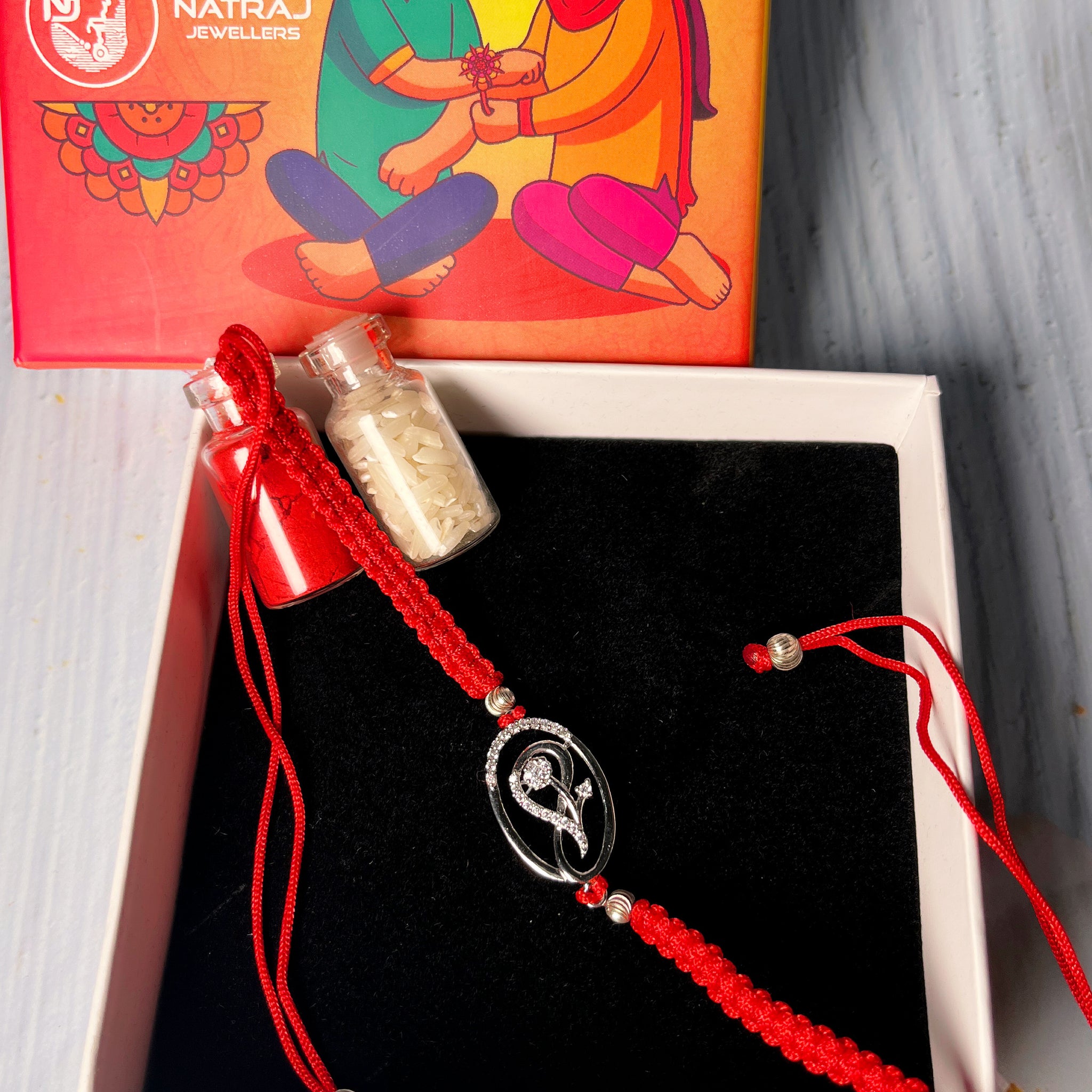 Silver Rakhi