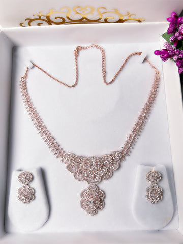 Silver Necklace Set