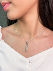 Silver chain pendent