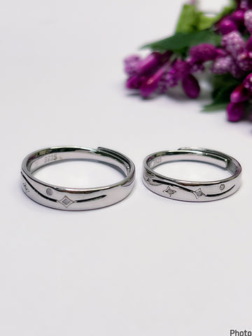 Silver Couple Ring