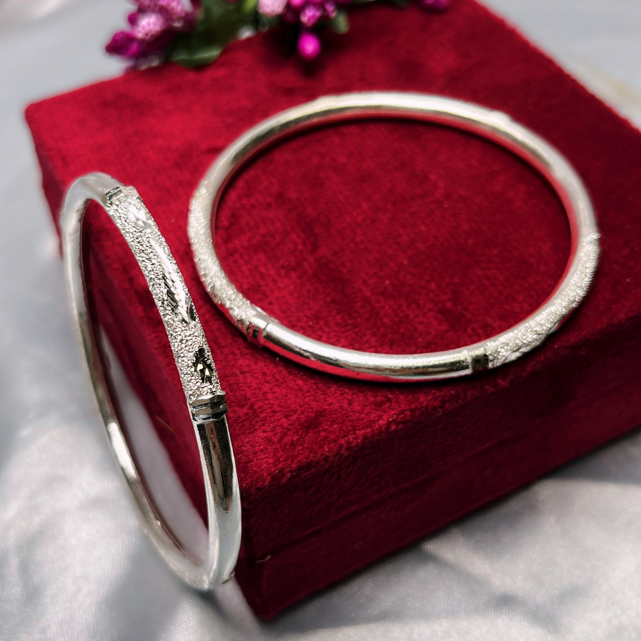 Silver Bangles