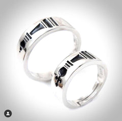 Silver couple Ring