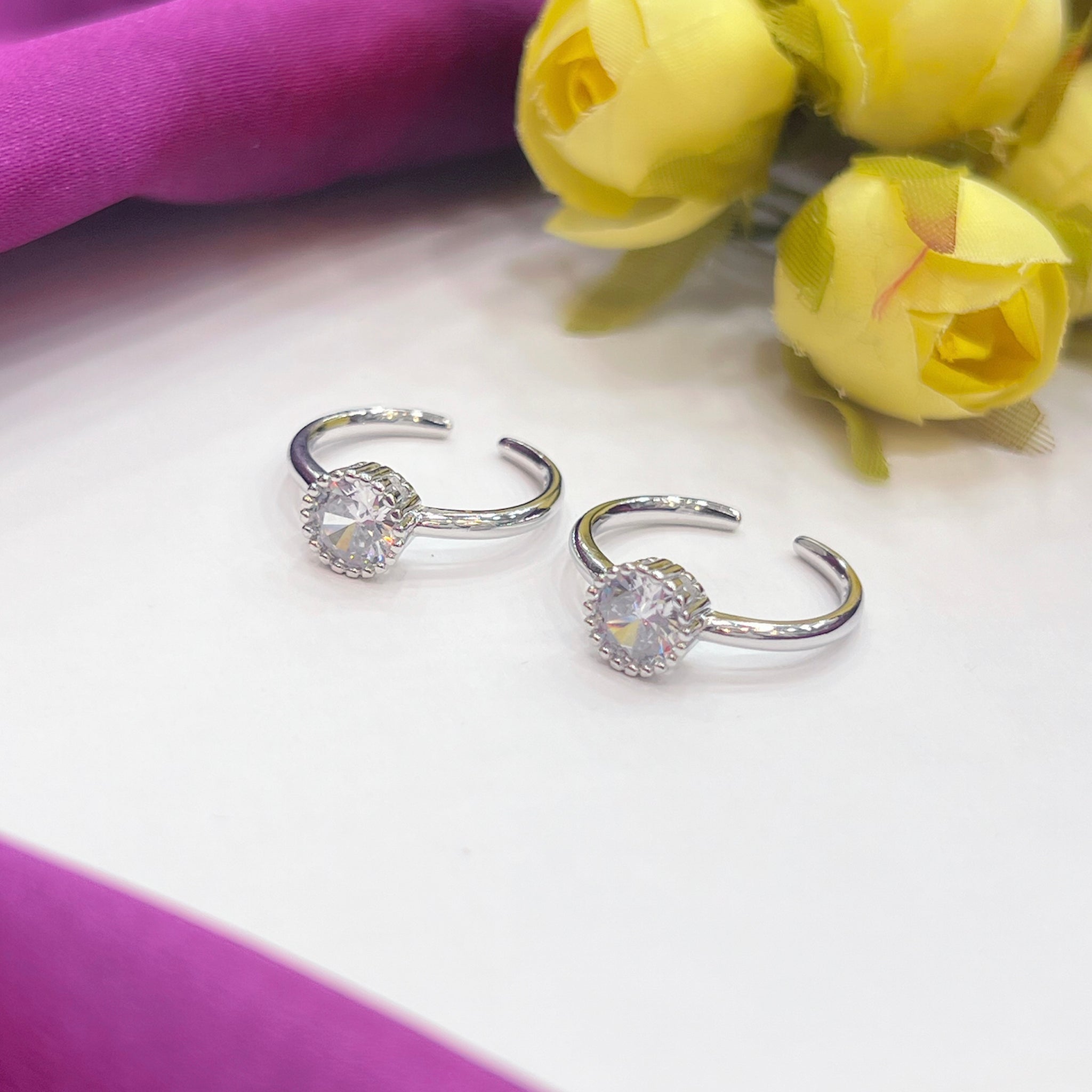 PURE SILVER TOE RING