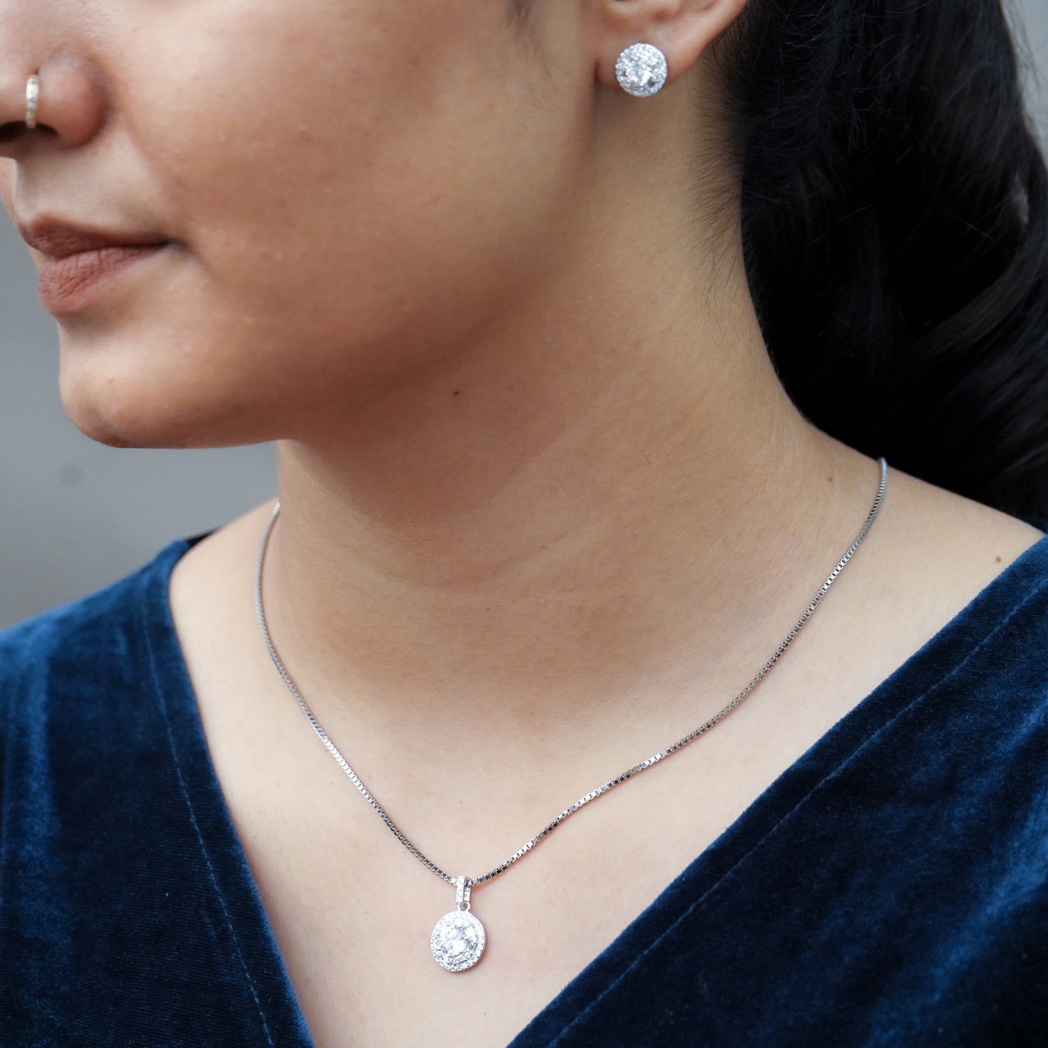 PURE SILVER CHAIN PENDENT